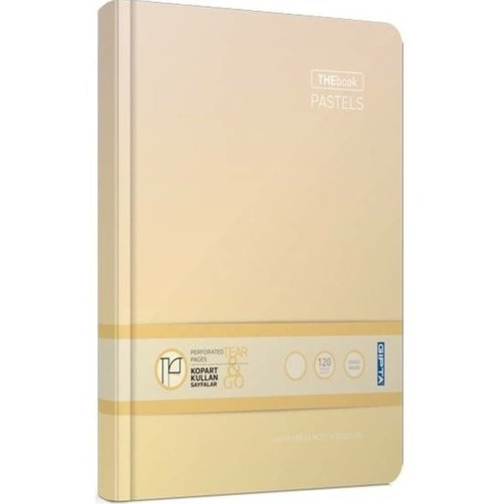 Gıpta Defter Thebook Pastels 20X28 İplik Dikişli Sert Kapak 120 Yp. Çizgili 3302