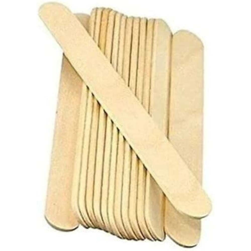 Elif Ahşap Çubuk Naturel Büyük 50 li