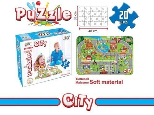 Jagu City Puzzle 33x48 cm 20 Parça 05-602