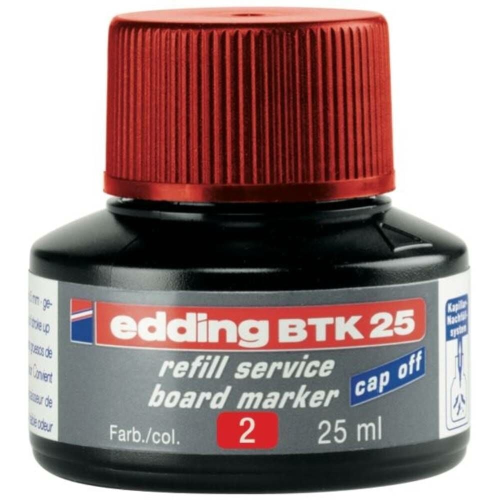 Eddıng Beyaz Tahta Mürekkebi 25 Ml E-Btk25 Kırmızı
