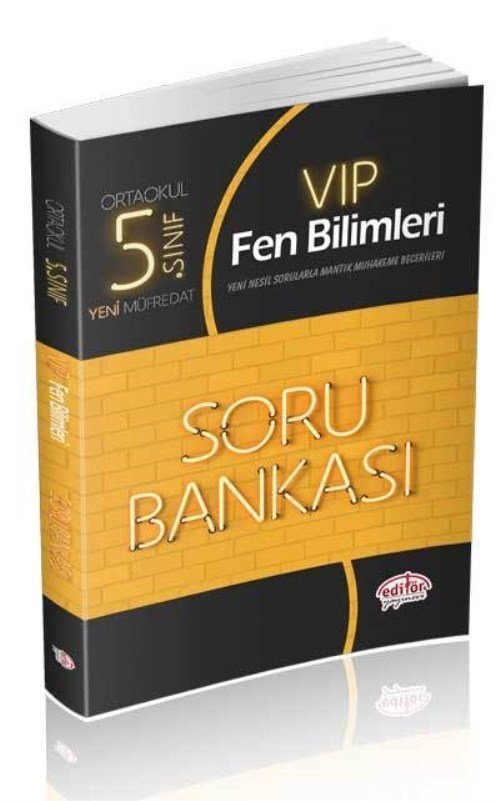 Editör 5.Sınıf Fen Bilimleri Soru Bankası Vip