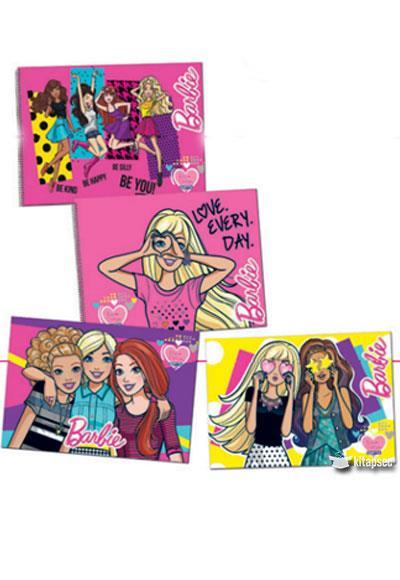 Barbie 25x35 15 Yaprak Karton Kapak Resim Defteri 5452