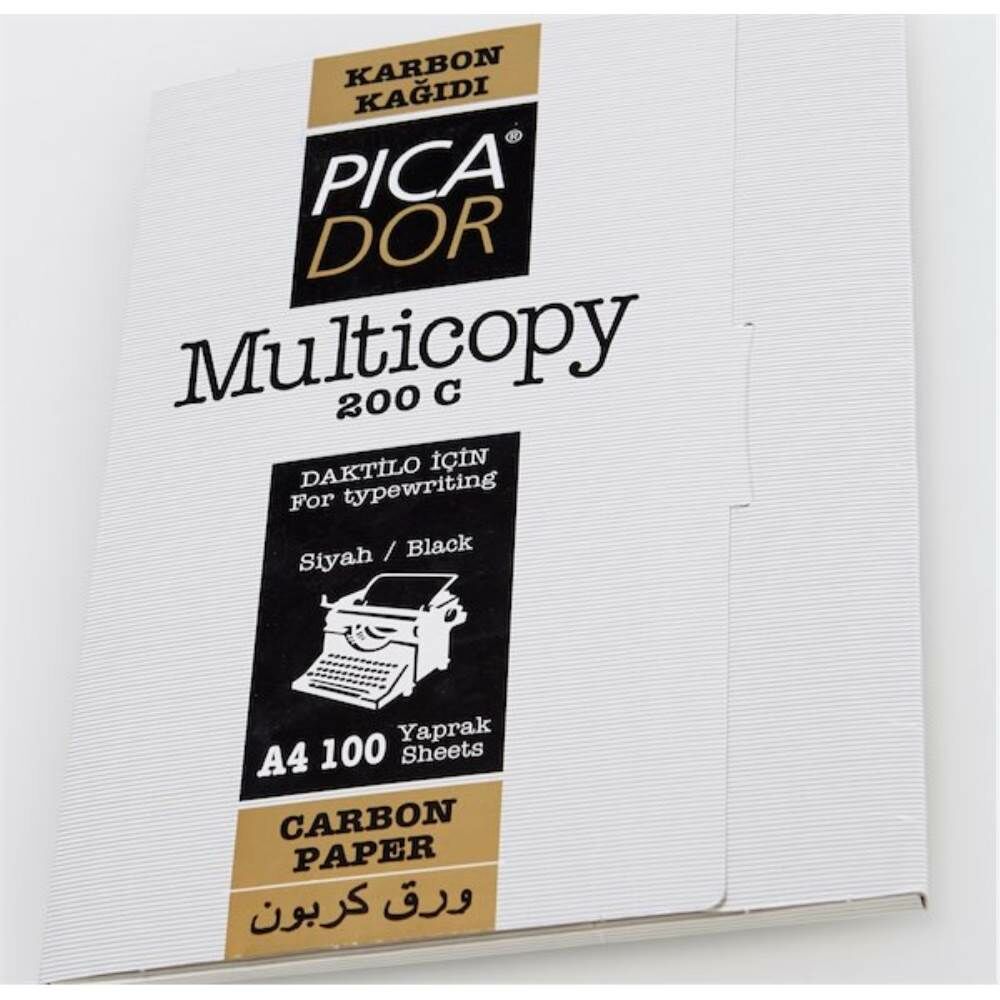 Picador Karbon Kağıdı A4 100 lü Siyah 200 C