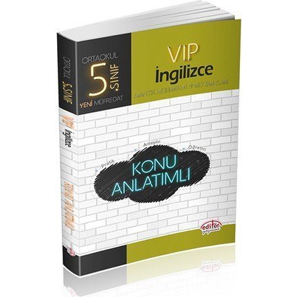 Editör 5.Sınıf İngilizce Konu Anlatımlı Vip