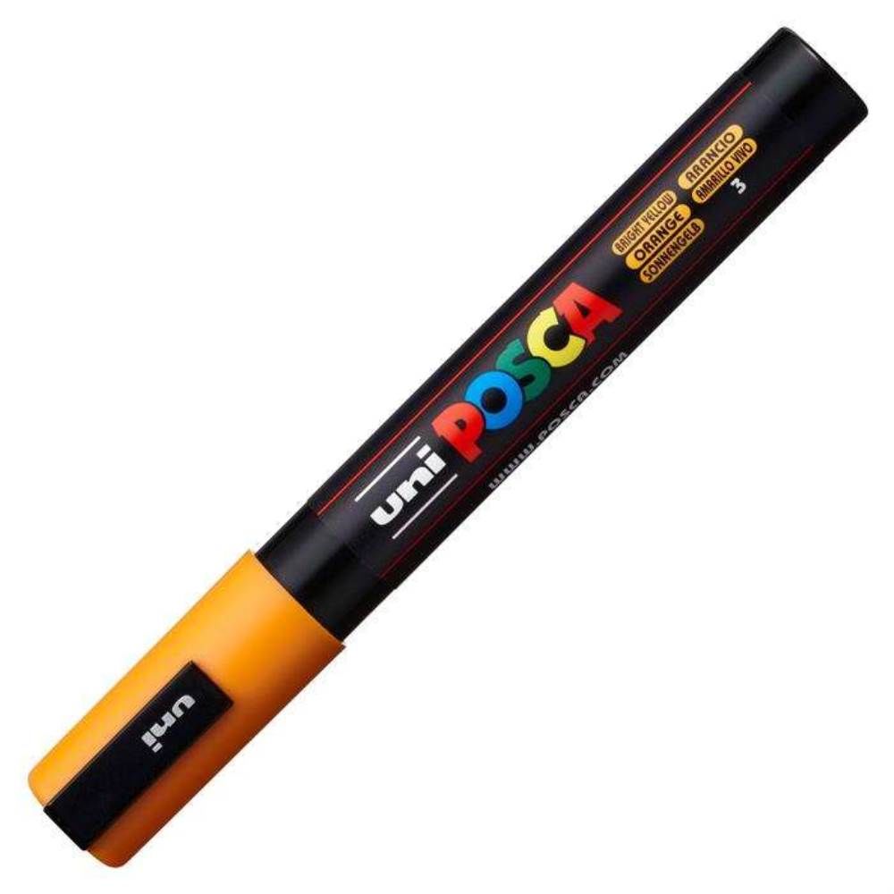 Uniball Posca Boyama Markörü PC-5M 1.8-2.5 mm Parlak Sarı