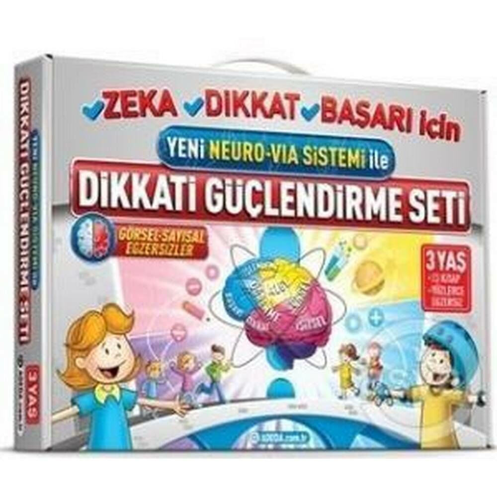 Adeda Neuro Via Sistemi ile Dikkat Güçlendirme Seti 3 Kitap 3 Yaş