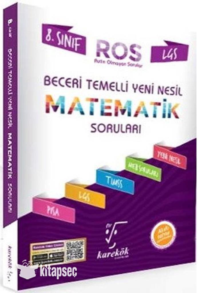 Karekök 8.Sınıf Lgs Matematik Beceri Temelli Yeni Nesil Soruları