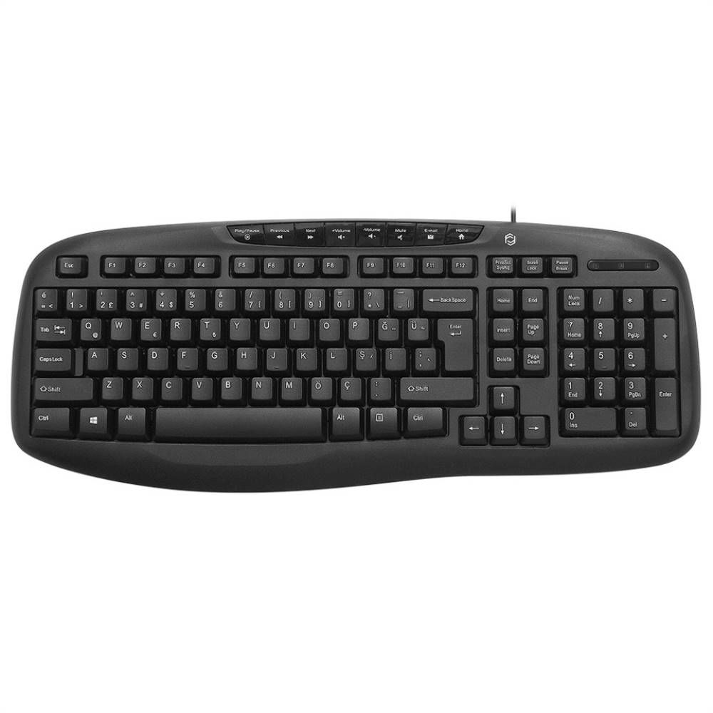 Frisby Kablolu FK-4820QU Q-Türkçe Multimedya Klavye