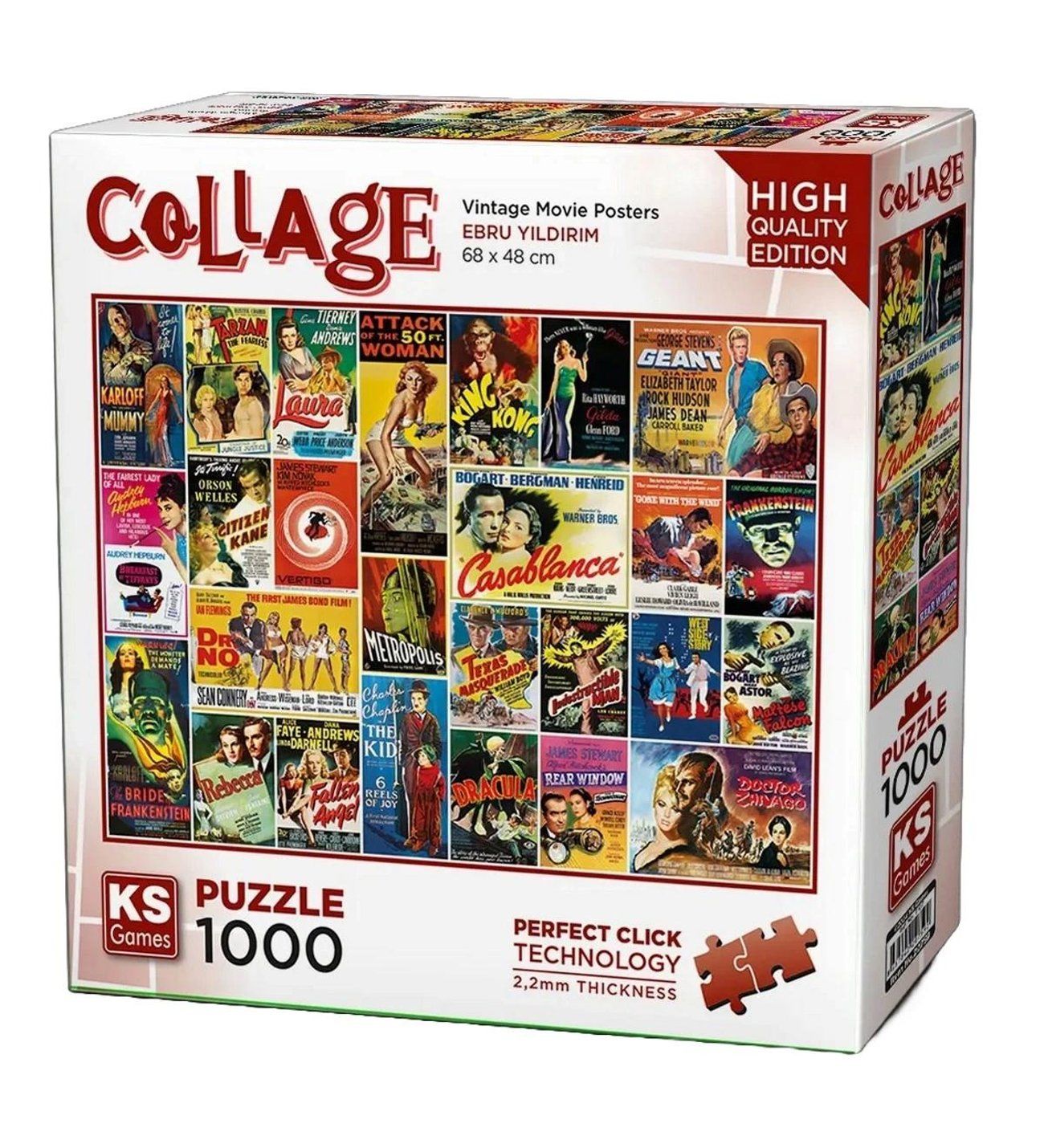 Vintage Movie Posters 1000 Parça Puzzle 20759