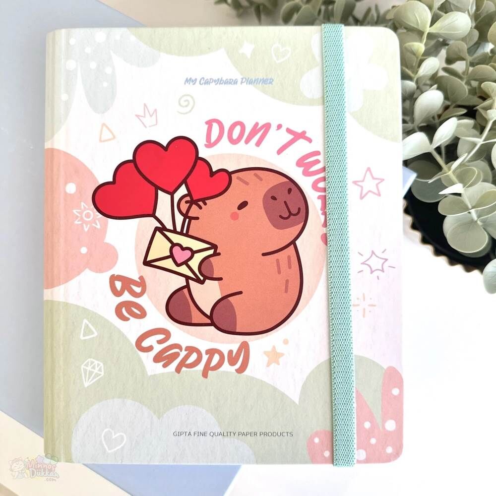 Capybara A5 120 Yaprak Spiralli Planner 7827