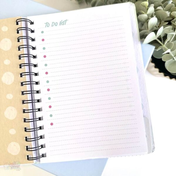 Capybara A5 120 Yaprak Spiralli Planner 7827