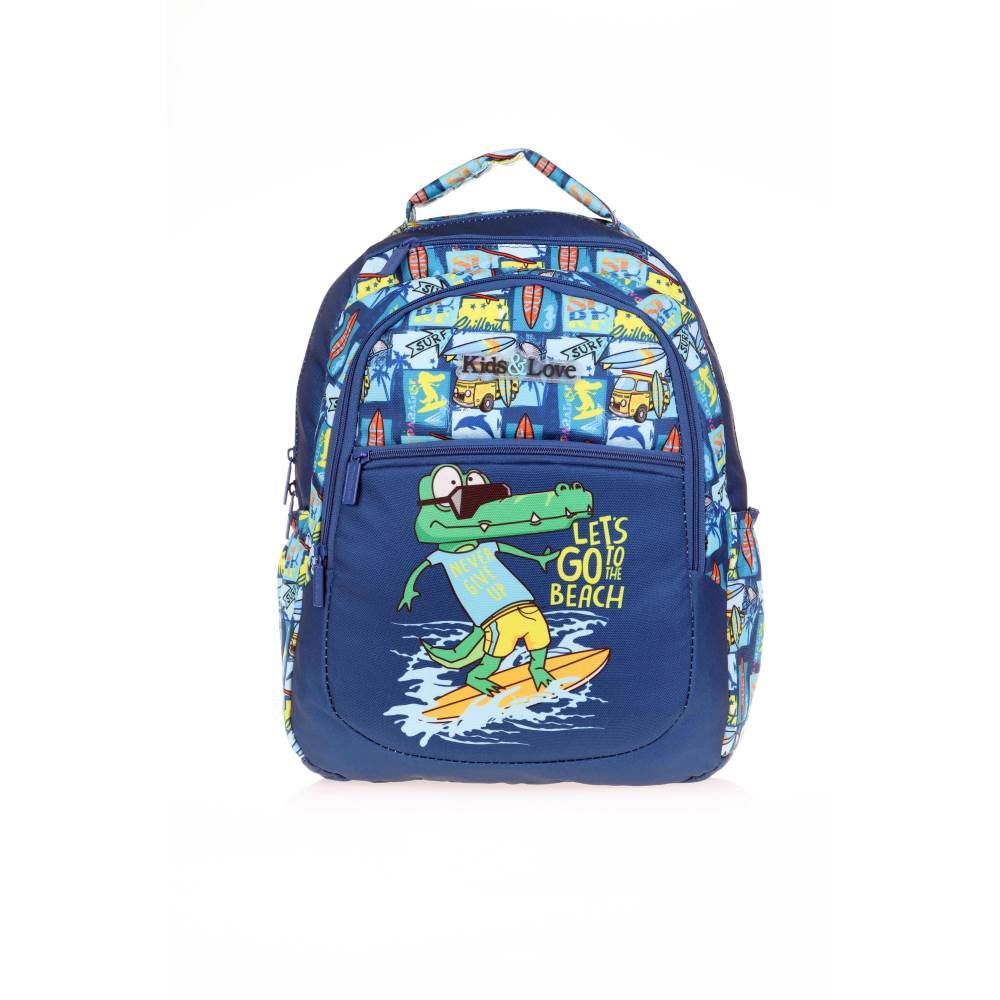 Kaukko Kids Love L5126 Fast Crocodile İlkokul Çantası