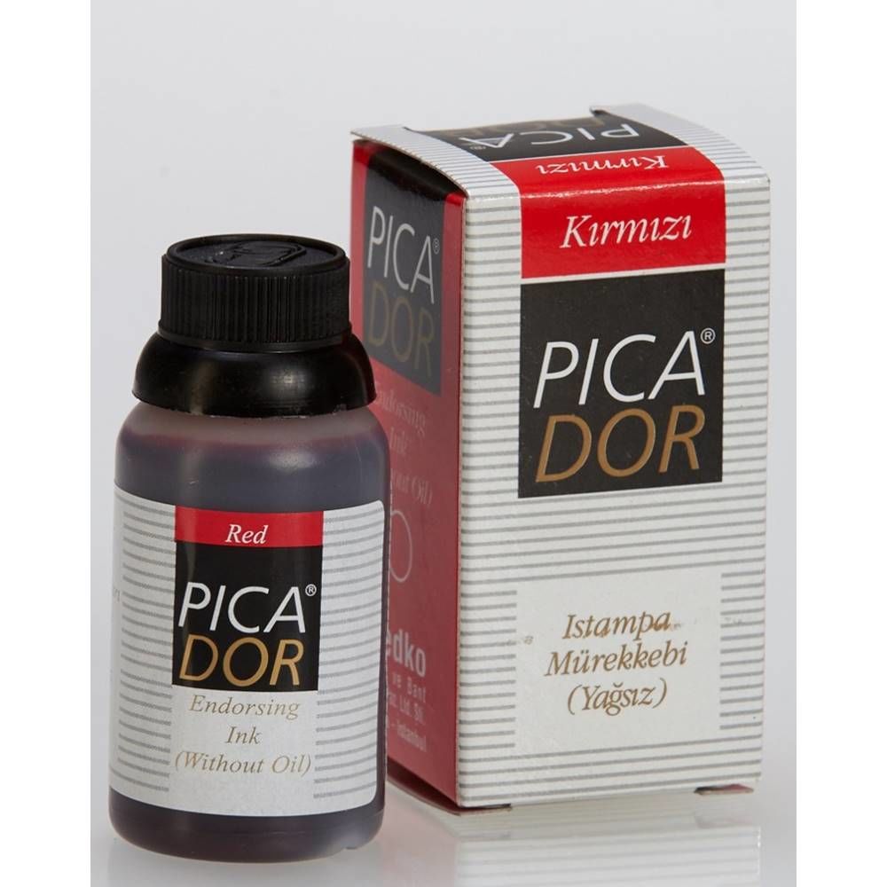 Pıcador Istampa Mürekkebi 30 Cc Kırmızı Ke003
