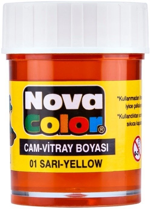 Nova Color Cam Boyası Şişe Sarı Nc-149