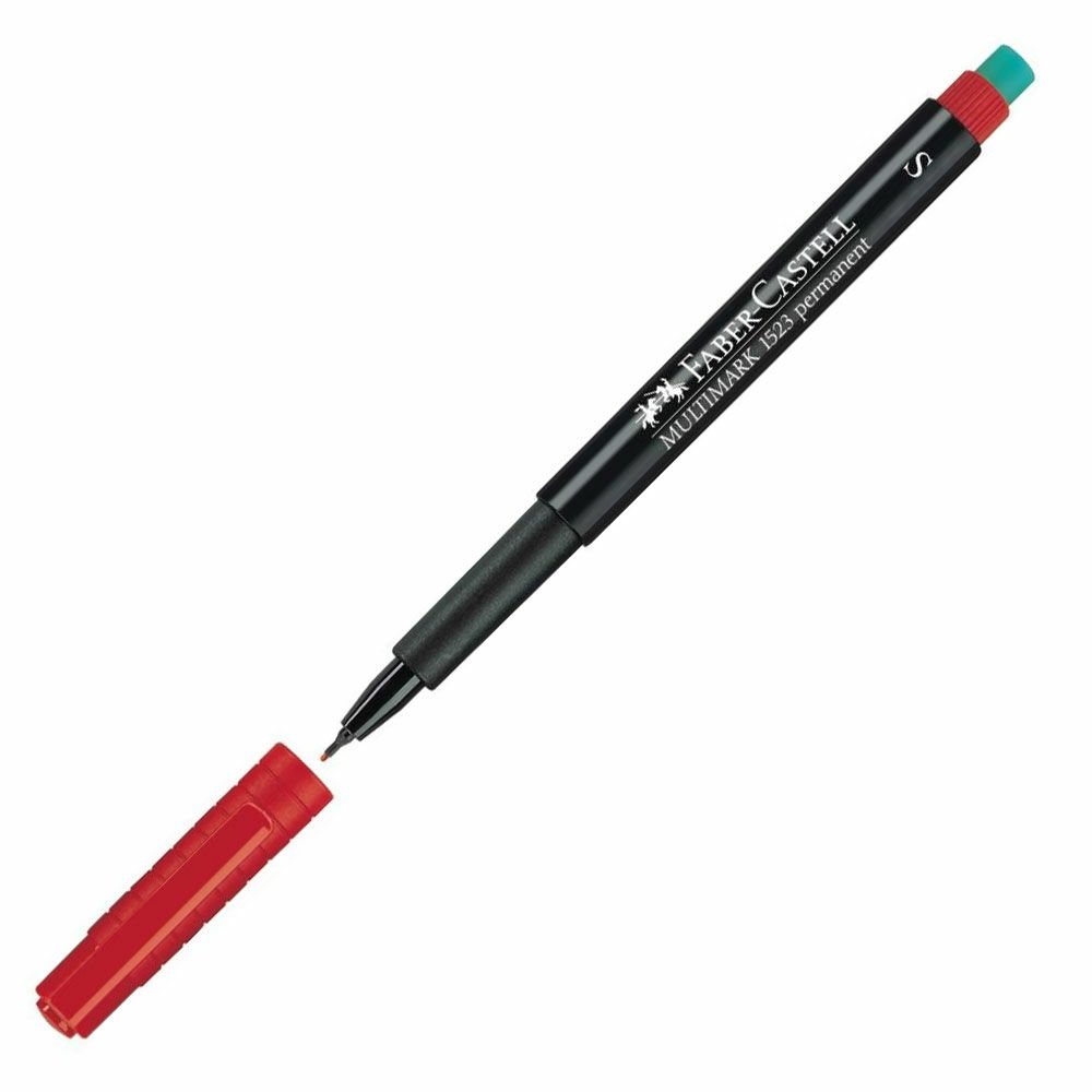 Faber Castell Asetat Kalemi Silgili S Kırmızı 152321