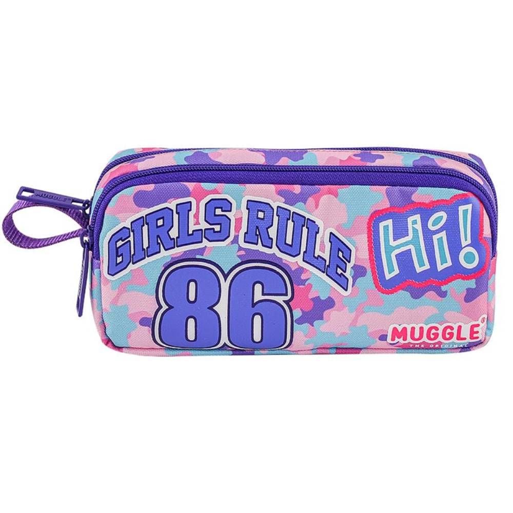 Muggle Kalem Çantası Girls Rule Mor Mu-6849