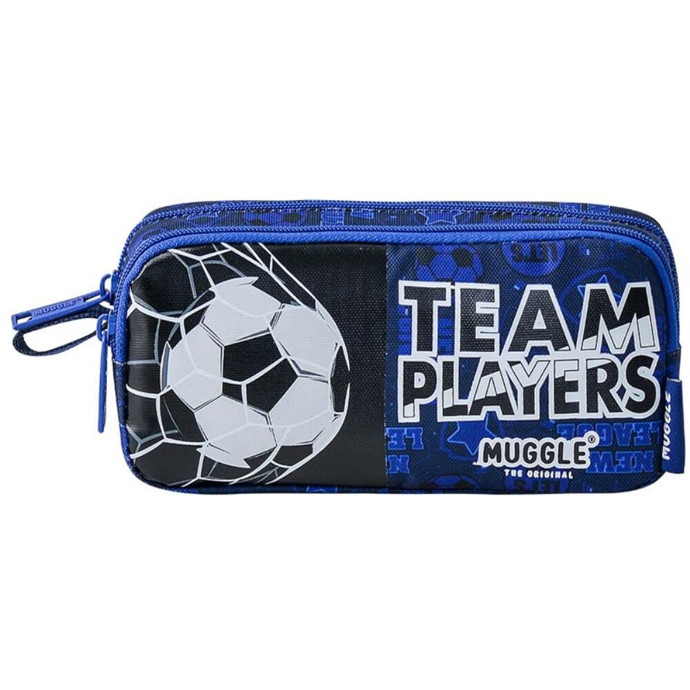 Muggle Kalem Çantası Football Mavi Mu-9789