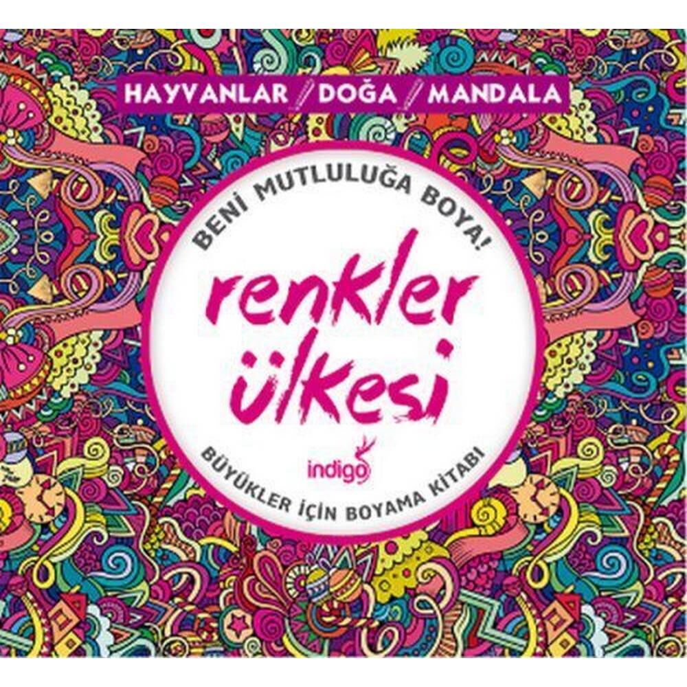 Renkler Ülkesi Hayvanlar Doğa Mandala