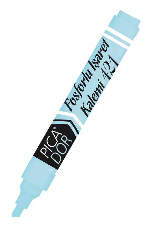 Picador 421 Doldurulabilir Mavi Fosforlu Kalem