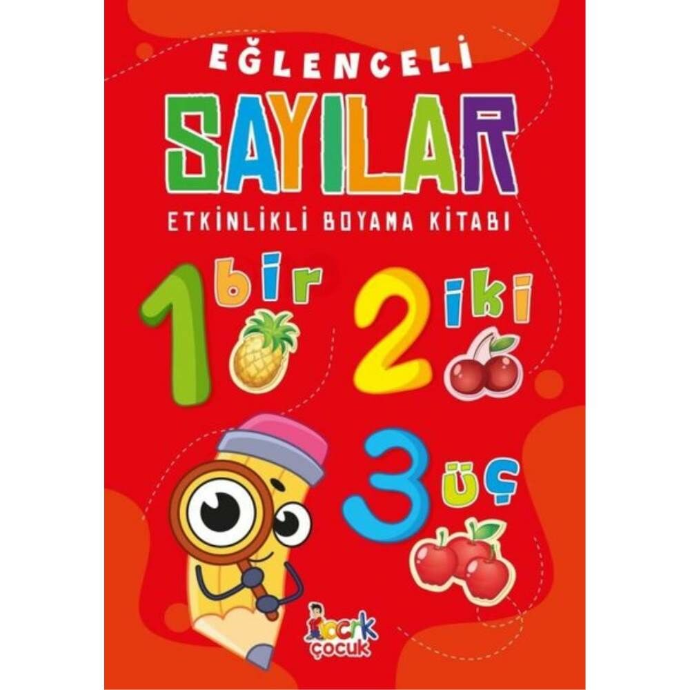 Eğlenceli Sayılar Etkinlikli Boyama Kitabı