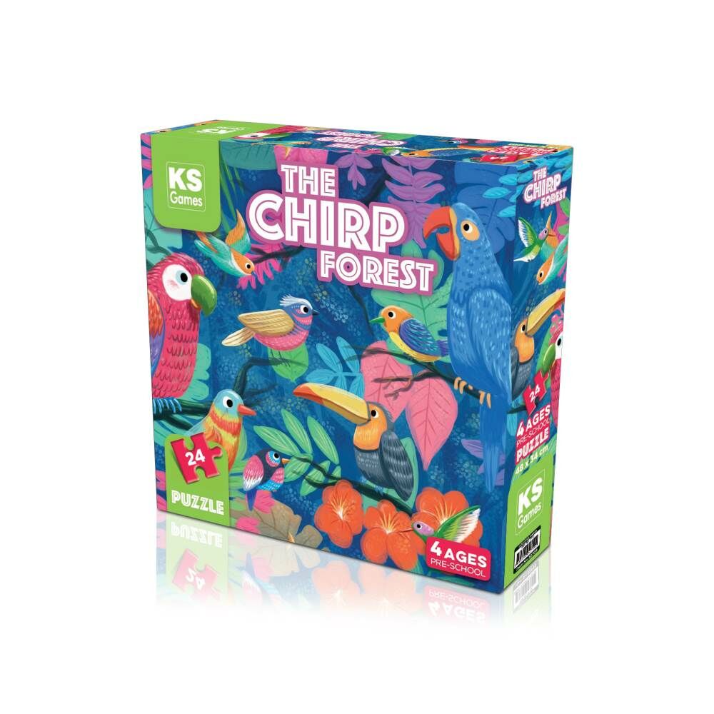 The Chirp Forest Pre School Jumbo Çocuk Puzzle 12 Parça 32709