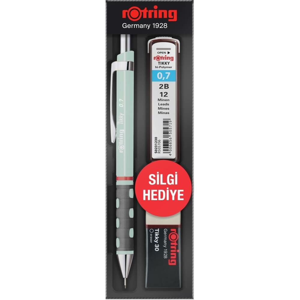 Rotring Versatil Kalem Tıkky Okul Seti 0.7 Opal Mavi