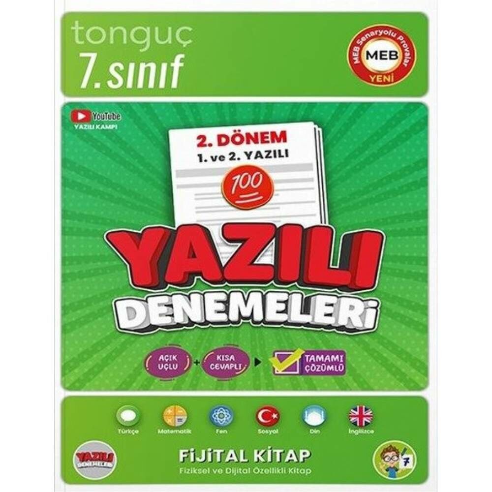 Tonguç 7.Sınıf Yazılı Denemeleri 2.Dönem 1.ve 2.Yazılı