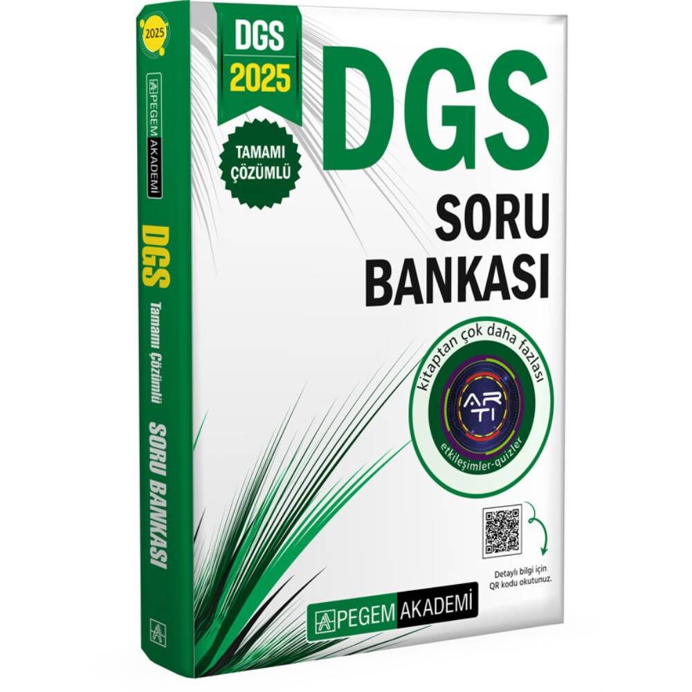 Pegem 2025 DGS Tüm Dersler Soru Bankası