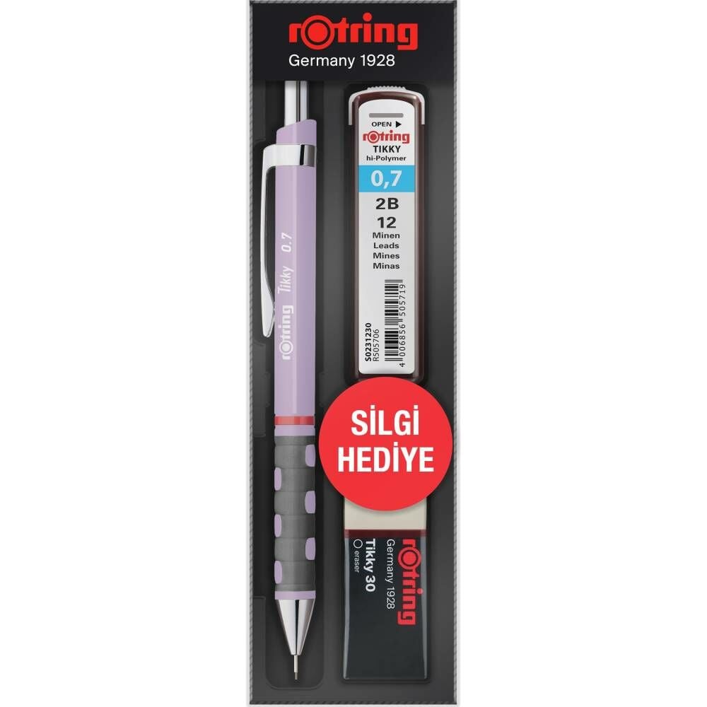 Rotring Versatil Kalem Tıkky Okul Seti 0.7 Lila