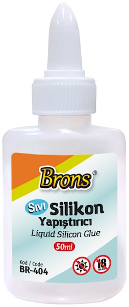 Brons Sıvı Silikon Yapıştırıcı 50 ml Br-404