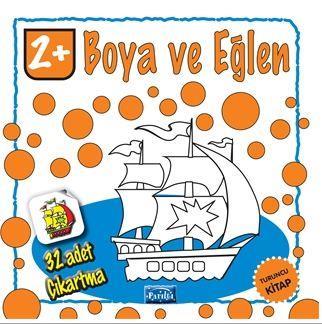 Boya ve Eğlen Turuncu Kitap 2+ Yaş