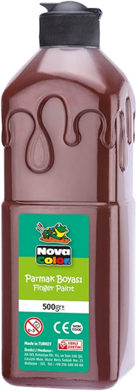 Nova Color Parmak Boyası 500 gr Kahverengi NC-376