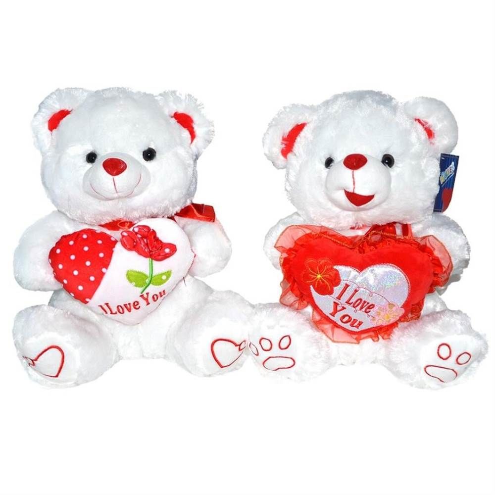 Halley Peluş Kalpli Ayı 45 cm 78627