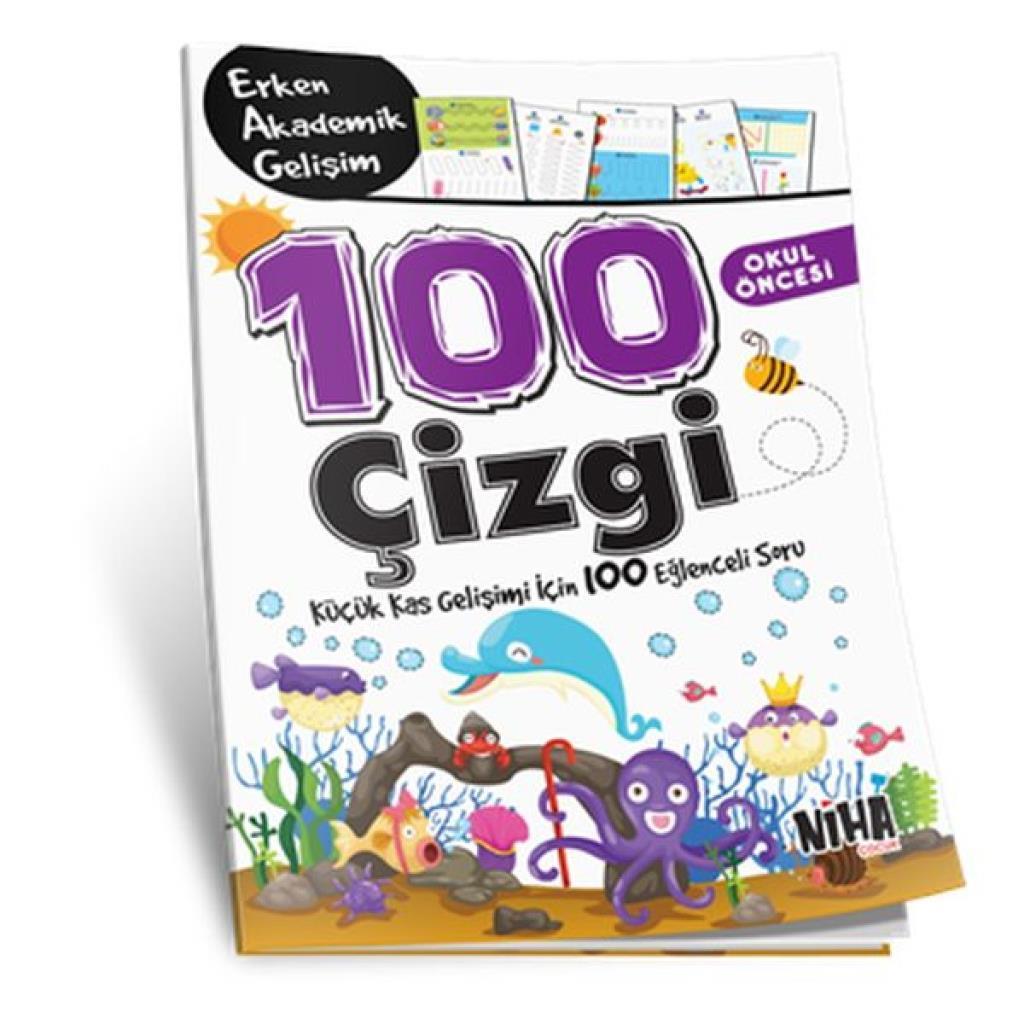 Erken Akademik Gelişim 100 Çizgi Okul Öncesi