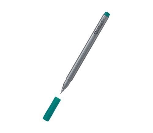 Faber Castell Grip Fineliner Kalem 04 mm Zümrüt Yeşil 151663