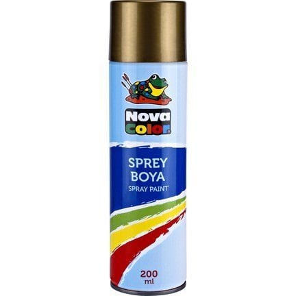 Nova Color Sprey Boya 200 ml Altın NC-811