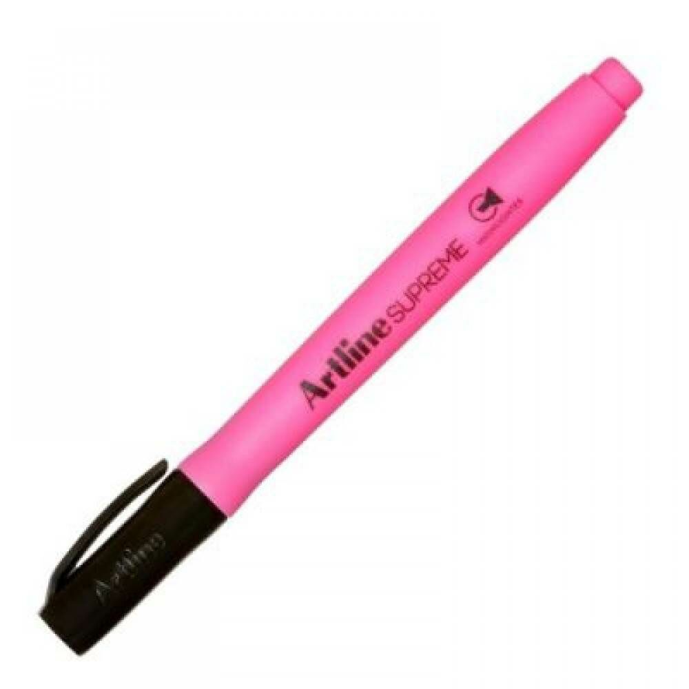 Artline Supreme Kesik Uç 07 mm Fosforlu Kalem EPF-600 Pembe