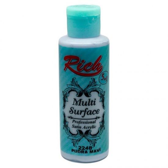 Rich Multi Surface Akrilik Boya 120 cc Pudra Mavi 120-2248
