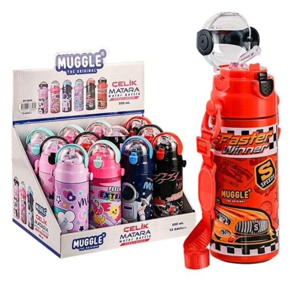 Muggle MT-2365 550 ml Çelik Matara