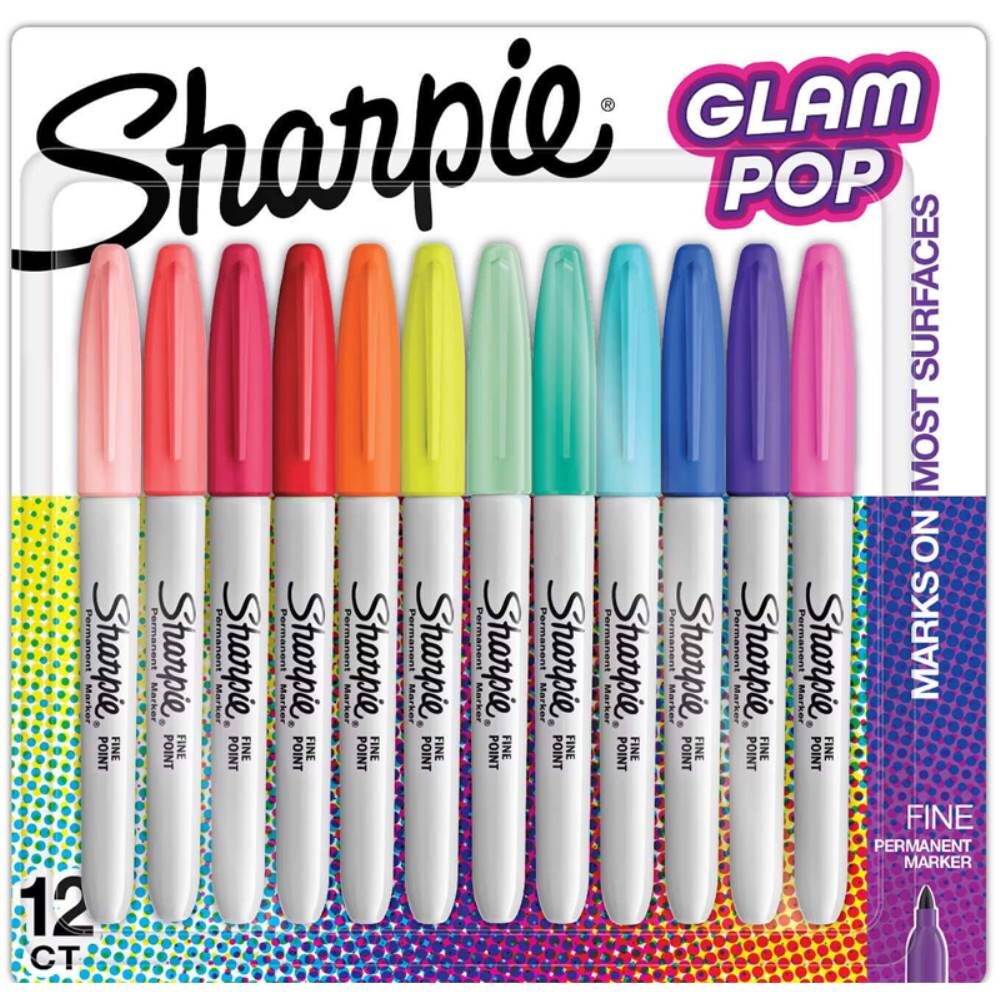 Sharpıe Permanent Set Fıne 12 Li Glam Pop 2198780