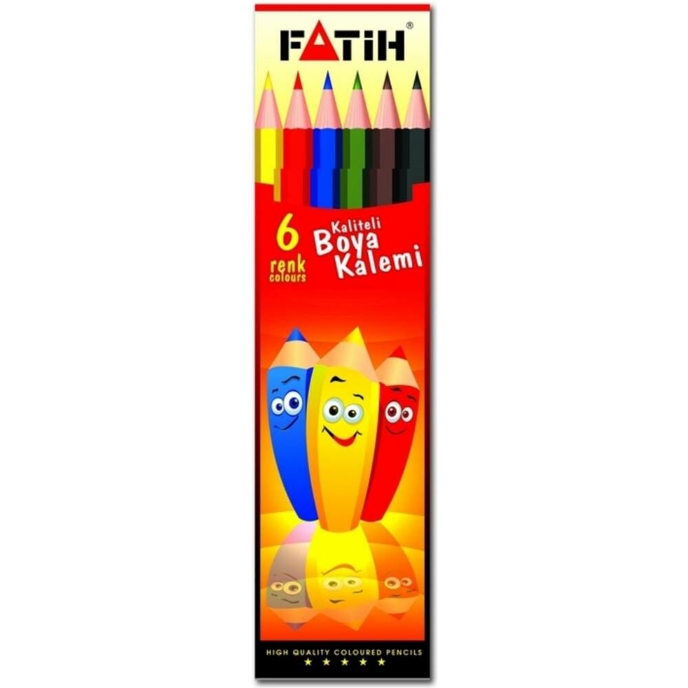 Fatih Kuru Boya 6 Renk Tam Boy 33106-331092