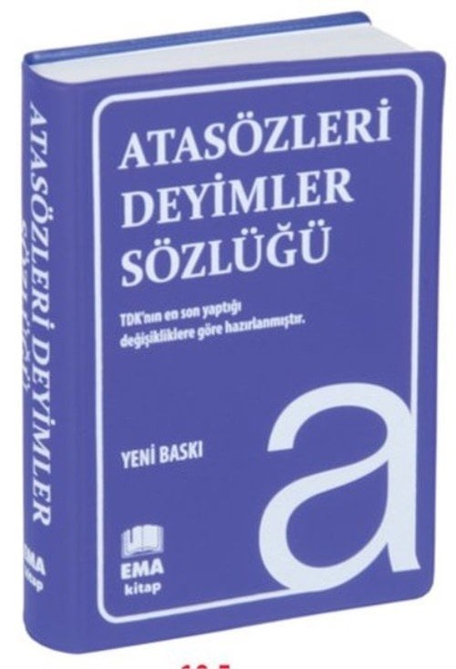 Ema Atasözleri ve Deyimler Sözlüğü Plastik Kapak