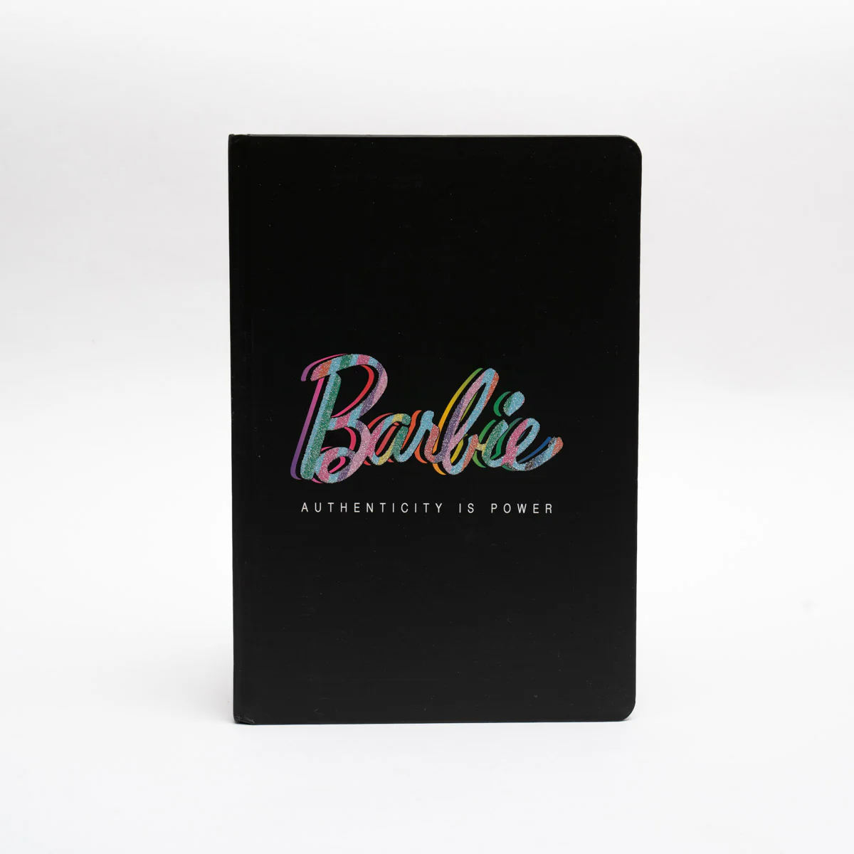 Barbie 17x24 96 Yaprak Noktalı Authenticity is Power Siyah Defter 381044