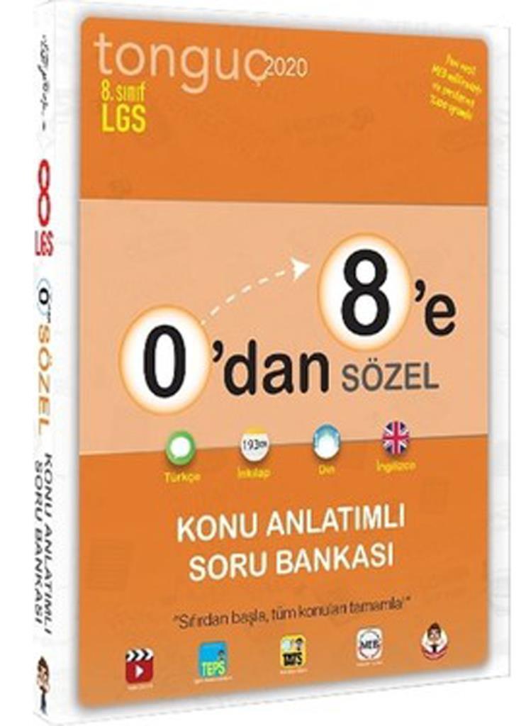 Tonguç 8.Sınıf LGS 0 dan 8 e Sözel Konu Anlatımlı Soru Bankası