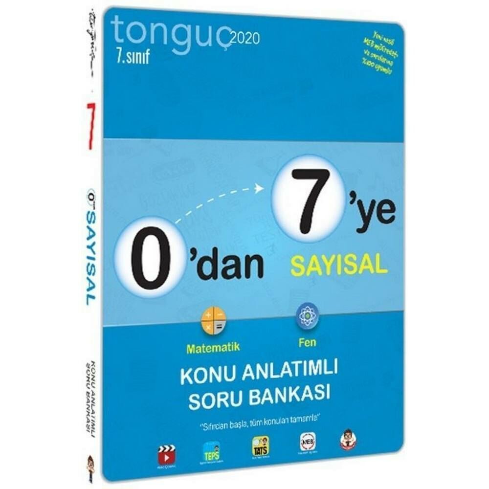 Tonguç 7.Sınıf 0 dan 7 ye Sayısal Konu Anlatımlı Soru Bankası
