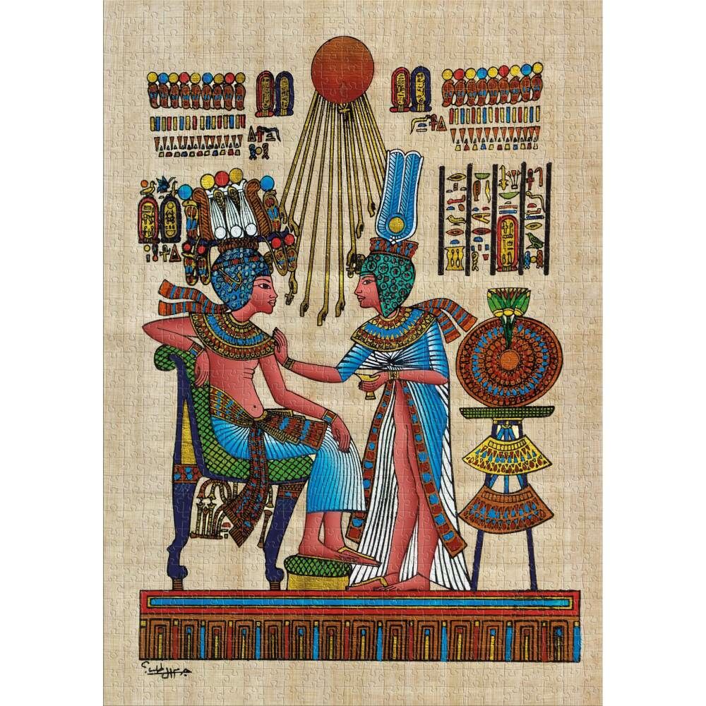 Papirus Throne of Tutankhamun 1000 Parça Puzzle 20743