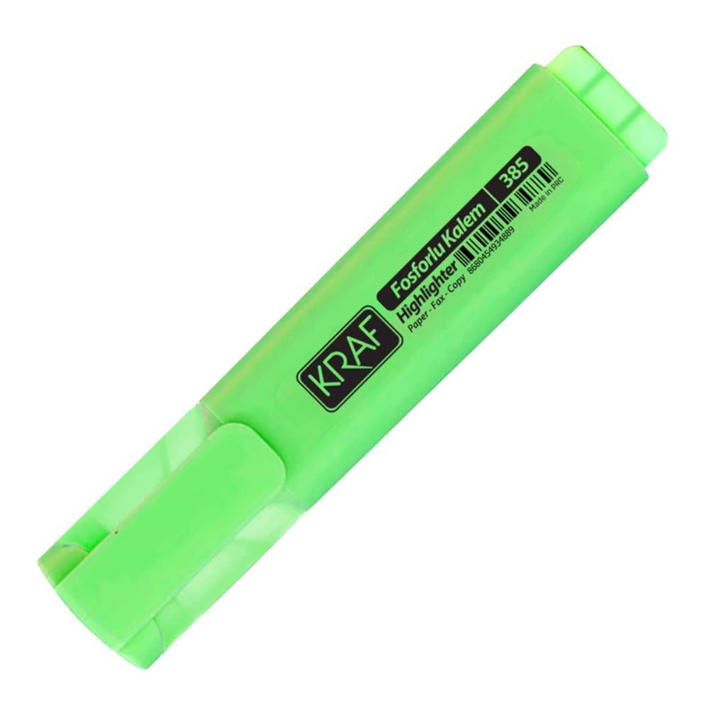 Kraf Fosforlu Kalem 385 Yeşil