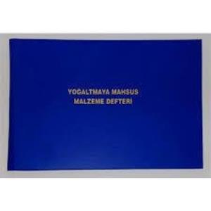 Gülpaş Yoğaltmaya Mahsus Malzeme Defteri