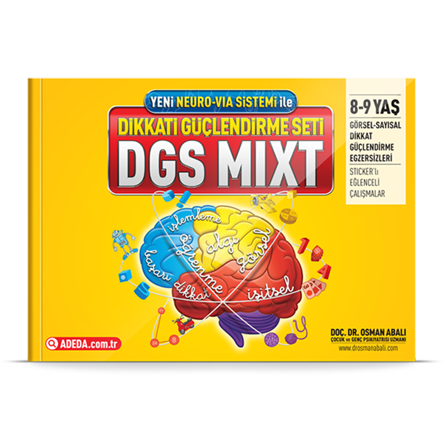 Adeda Neuro Via ile Dikkat Güçlendirme Seti Dgs Mixt 8-9 Yaş