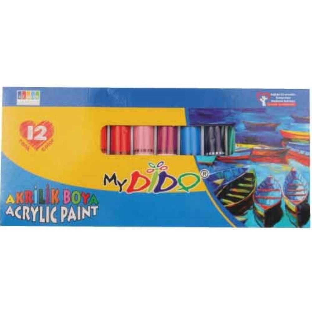 Südor Mydido Akrilik Boya Set Tüp 12X9 Ml My14